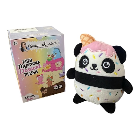 MORIAH ELIZABETH Series 2 Mini Mystery Dessert Plush 6” SPRINKLE PANDA New - Picture 1 of 7